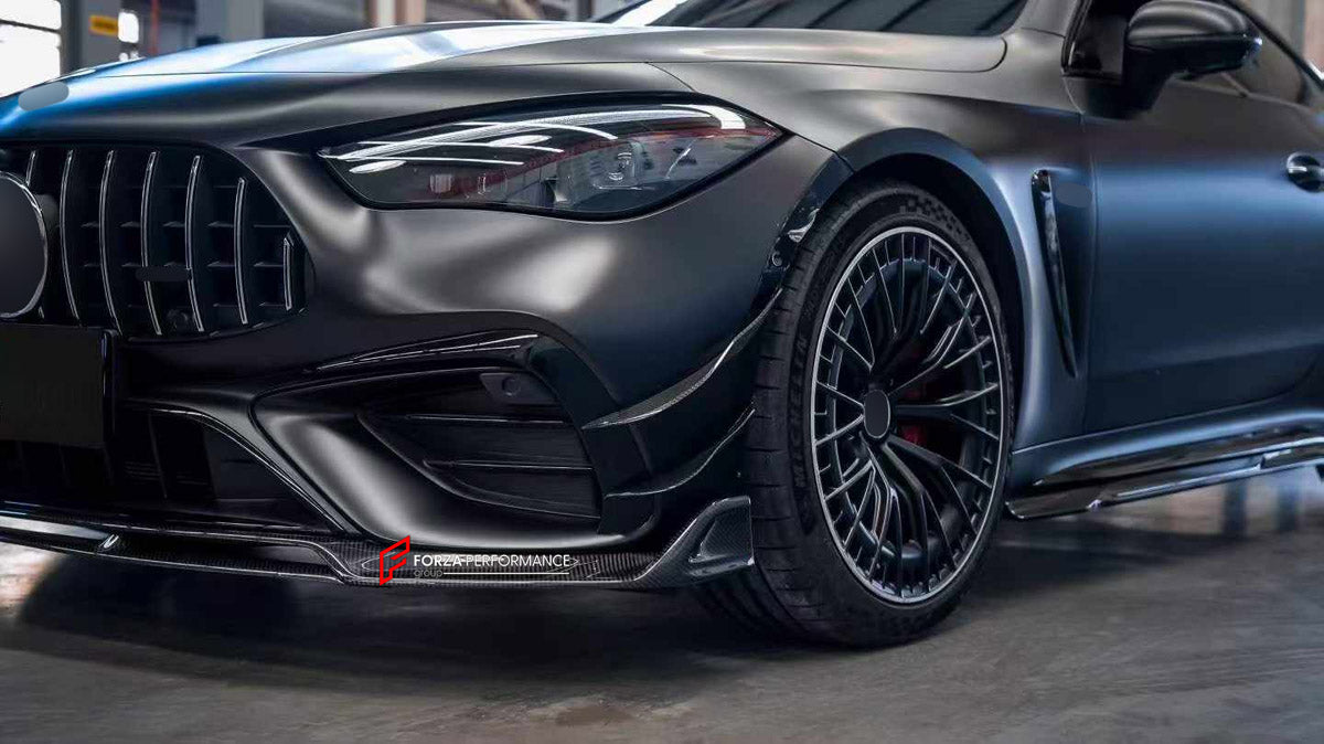 DRY CARBON BODY KIT for MERCEDES-BENZ CLE53 AMG COUPE C236 2025+

Set includes:
Front Lip
Front Bumper Canards
Side Skirts
Ducktail Spoiler
Rear Diffuser

Material: Dry Carbon

NOTE: Professional installation is required.
