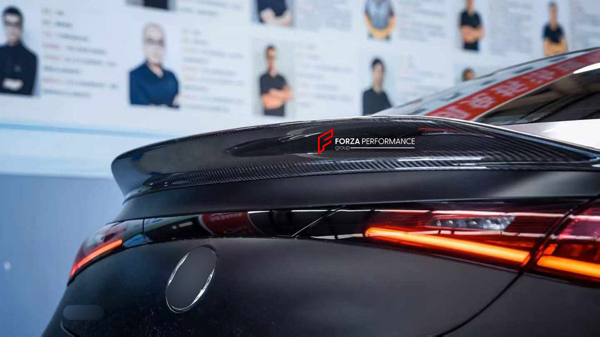 DRY CARBON BODY KIT for MERCEDES-BENZ CLE53 AMG COUPE C236 2025+

Set includes:
Front Lip
Front Bumper Canards
Side Skirts
Ducktail Spoiler
Rear Diffuser

Material: Dry Carbon

NOTE: Professional installation is required.