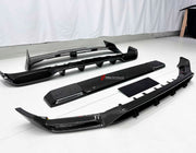 DRY CARBON BODY KIT for MERCEDES BENZ G CLASS W465 2024+ FORZA PERFORMANCE custom fit Ocean Design
Set includes:

Front Lip
Roof Light Bar
Roof Spoiler
Rear Diffuser
Material: Dry Carbon

NOTE: Professional installation is required.