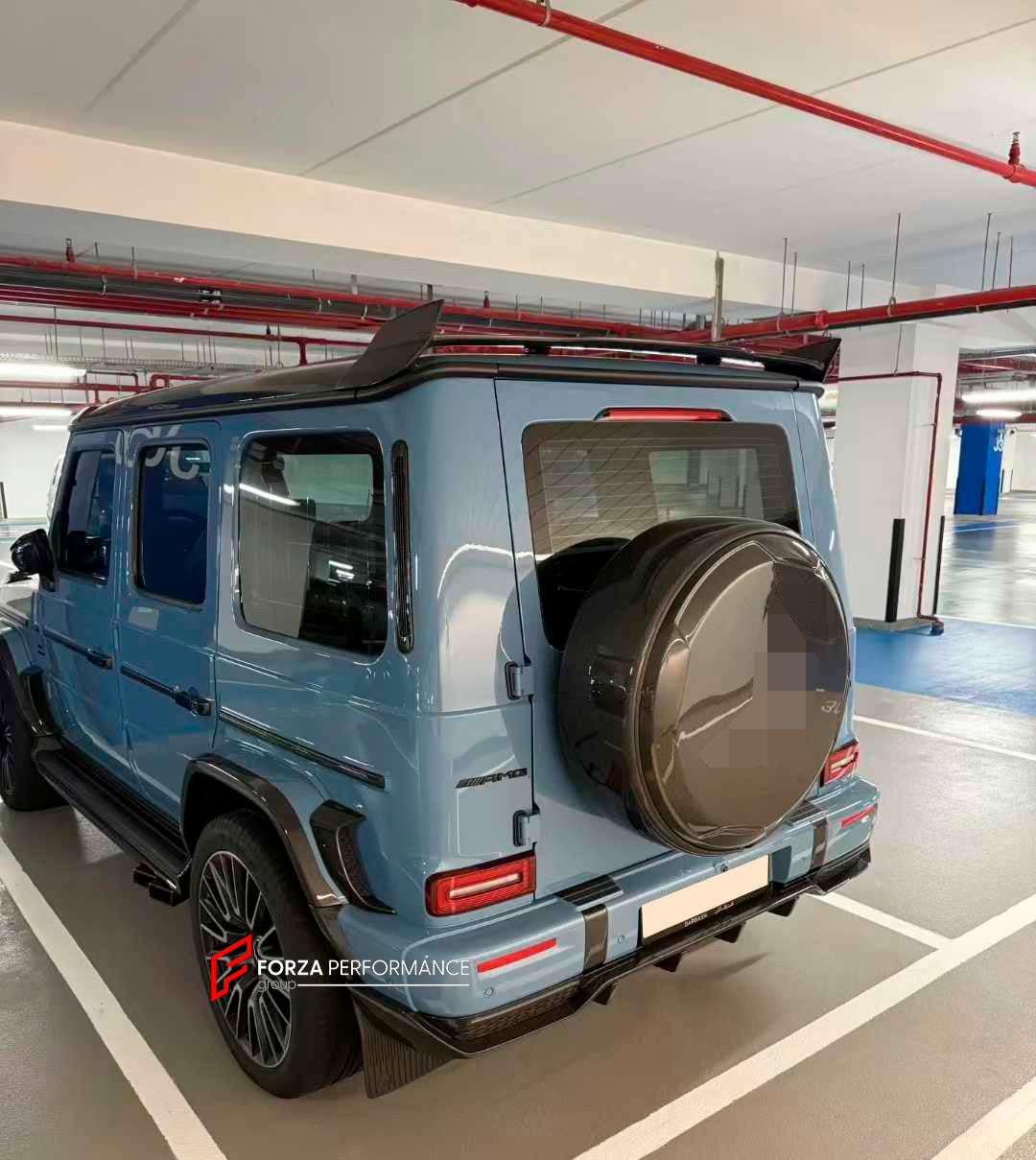 DRY CARBON BODY KIT for MERCEDES BENZ G-CLASS W465 G63 G550 G500 G350 2024+

Set includes:

Front Lip
Front Bumper Side Air Vents
Front Bumper Cover
Front Grille Frame
Headlights Cover
Hood / Bonnet
Turning Lights Frame
Side Mirror Covers
Side Moldings Trims
Fender Flares
Side Skirts
Exhaust Tips
Roof Cover with LED Lights
Rear Spoiler
D-Pillar Add-Ons
Spare Tire Cover
Rear Bumper Covers
Rear Diffuser

Material: Dry Carbon