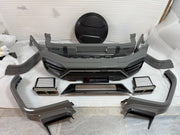 DRY CARBON BODY KIT for MERCEDES BENZ G-CLASS W465 G63 G550 G500 G350 2024+

Set includes:

Front Bumper Assembly
Front Bumper Air Vents Cover
DRL LED Lights
Front Fender Trim
Fender Flares
Side Skirts
Exhaust System
Exhaust Tips
Spare Tire Cover
Rear Bumper

Rear Bumper Trims
Rear Diffuser

Material: Dry Carbon

NOTE:&nbsp;Professional installation is required.

Why “Contact Us for Pricing”?

We don’t display fixed prices because our goal is to offer you the most competitive deal possible. Product costs of