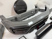 DRY CARBON BODY KIT for MERCEDES BENZ G-CLASS W465 G63 G550 G500 G350 2024+

Set includes:

Front Bumper Assembly
Front Bumper Air Vents Cover
DRL LED Lights
Front Fender Trim
Fender Flares
Side Skirts
Exhaust System
Exhaust Tips
Spare Tire Cover
Rear Bumper

Rear Bumper Trims
Rear Diffuser

Material: Dry Carbon

NOTE:&nbsp;Professional installation is required.

Why “Contact Us for Pricing”?

We don’t display fixed prices because our goal is to offer you the most competitive deal possible. Product costs of