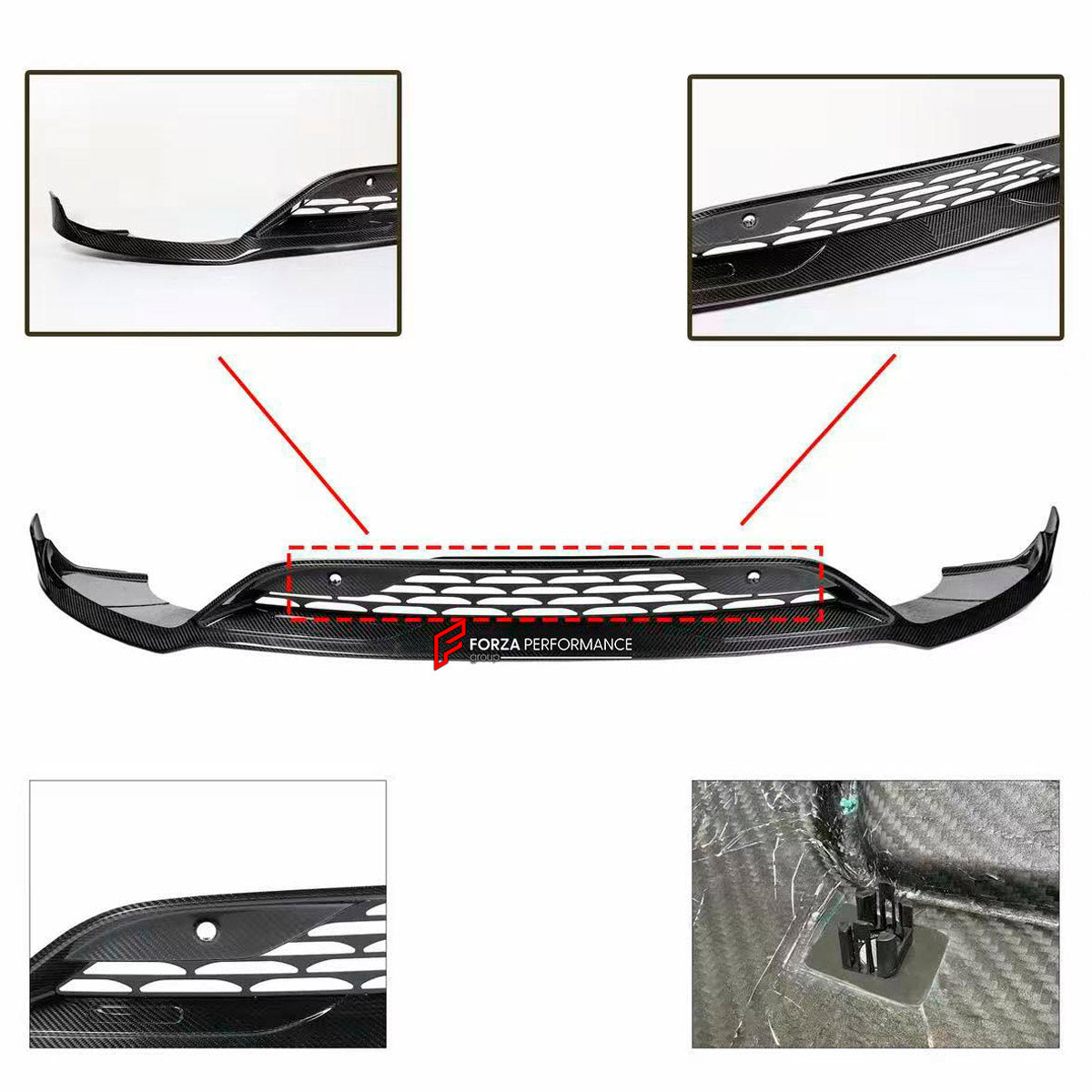 DRY CARBON BODY KIT for Mercedes Benz GLE 63 Coupe C292 2015 - 2019
Set includes:

Front Lip
Front Bumper Vents
Front Grille
Rear Diffuser
Material: Dry Carbon

NOTE: Professional installation is required.