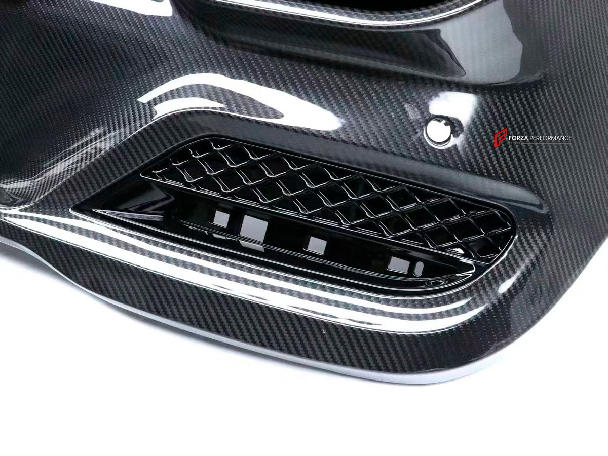 DRY CARBON BODY KIT for Mercedes Benz GLE 63 Coupe C292 2015 - 2019
Set includes:

Front Lip
Front Bumper Vents
Front Grille
Rear Diffuser
Material: Dry Carbon

NOTE: Professional installation is required.