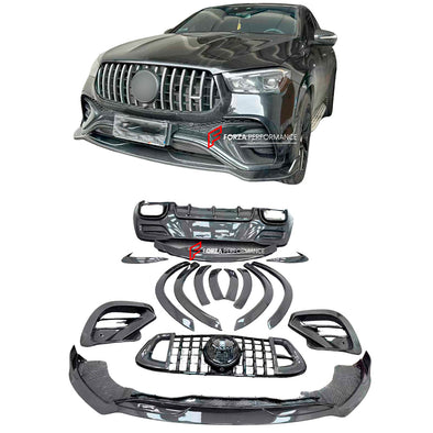 DRY CARBON BODY KIT FOR MERCEDES-BENZ GLE COUPE AMG C167 GLE53 GLE63 FACELIFT 2023+

Set includes:

Front lip
Front Grille
Fender Flares
Rear Spoiler
Rear Diffuser

Material: Dry carbon fiber

NOTE: Professional installation is required

Contact us for pricing

Payment ►
Visa

Mastercard

PayPal with a credit card (add 4.4% at checkout)
Payoneer
Cryptocurrency
Shipment ►
By express DHL/UPS/TNT/FedEx
To the local international airport
Special line by air
Special line by the sea
To Europe and the UK by train
