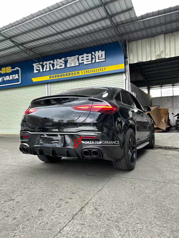 DRY CARBON BODY KIT FOR MERCEDES-BENZ GLE COUPE AMG C167 GLE53 GLE63 FACELIFT 2023+

Set includes:

Front lip
Front Grille
Fender Flares
Rear Spoiler
Rear Diffuser

Material: Dry carbon fiber

NOTE: Professional installation is required

Contact us for pricing

Payment ►
Visa

Mastercard

PayPal with a credit card (add 4.4% at checkout)
Payoneer
Cryptocurrency
Shipment ►
By express DHL/UPS/TNT/FedEx
To the local international airport
Special line by air
Special line by the sea
To Europe and the UK by train
