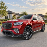 DRY CARBON BODY KIT for MERCEDES-BENZ GLS-CLASS MAYBACH X167 GLS600 FACELIFT 2023+ FORZA PERFORMANCE custom fit Larte Design Style

Set includes:
Front Lip
Front Bumper Air Vent Covers
Front Grille Mesh Cover Trims
Hood Bonnet
Fender Flares
Side Skirts
Roof Spoiler
Rear Bumper Center Trim
Rear Diffuser

Material: Dry Carbon

NOTE: Professional installation is required.