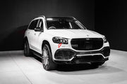 DRY CARBON BODY KIT for MERCEDES-BENZ GLS-CLASS X167 2019 - 2023 FORZA PERFORMANCE custom fit B800 Style

Set includes:
Front Lip
Front Bumper Assembly
Front Grille
Fender Flares
Roof Spoiler
Rear Bumper Center Trim
Rear Diffuser
Exhaust Tips

Material: Dry Carbon

NOTE: Professional installation is required.