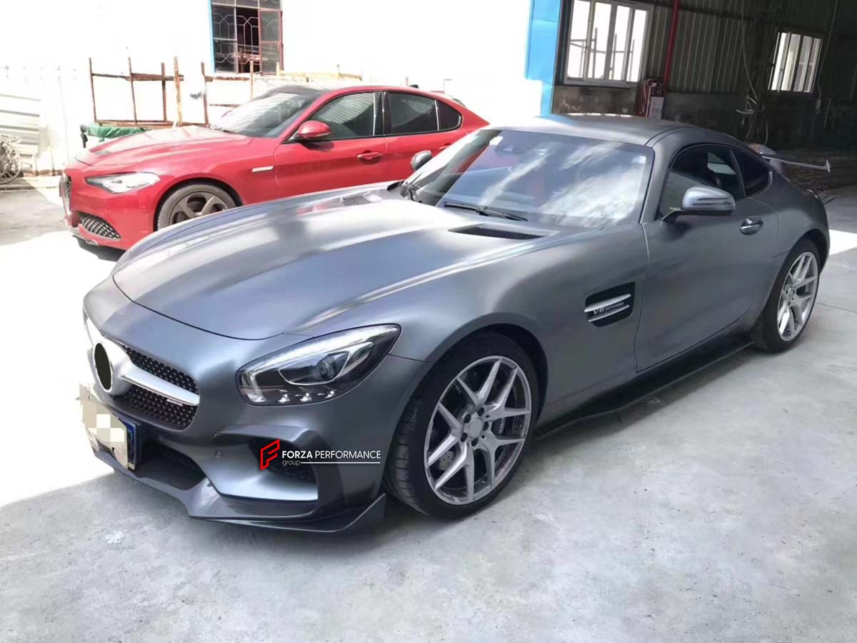 DRY CARBON BODY KIT for MERCEDES BENZ GT C GT S 2014 - 2023

Set includes:

Front Lip
Side Skirts
Front Fender Cover
Rear Wing Spoiler
Rear Diffuser

Material: Dry Carbon

Note: Professional installation is required

CONTACT US FOR PRICING
