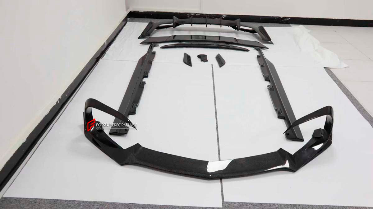 DRY CARBON BODY KIT for MERCEDES BENZ GT C GT S 2014 - 2023

Set includes:

Front Lip
Side Skirts
Front Fender Cover
Rear Wing Spoiler
Rear Diffuser

Material: Dry Carbon

Note: Professional installation is required

CONTACT US FOR PRICING
