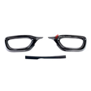 DRY CARBON BODY KIT for Mercedes Benz S Class S680 W223 2020+
Set includes:

Front Lip
Front Bumper Air Vent Cover
Ducktail Spoiler
Rear Bumper Air Vent Cover
Rear Diffuser
Material: Dry Carbon

NOTE: Professional installation is required.