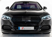 DRY CARBON BODY KIT for Mercedes Benz S Class S680 W223 2020+
Set includes:

Front Lip
Front Bumper Air Vent Cover
Ducktail Spoiler
Rear Bumper Air Vent Cover
Rear Diffuser
Material: Dry Carbon

NOTE: Professional installation is required.