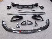 DRY CARBON BODY KIT for MERCEDES-BENZ SL-CLASS AMG R232 SL63 2022+ FORZA PERFORMANCE custom fit B750 Style

Set includes:
Front Lip
Front Grille Mesh Cover Trims
Fog Lights Covers
Side Fender Vents
Side Skirts
Ducktail Spoiler
Rear Diffuser
Exhaust Tips

Material: Dry Carbon

NOTE: Professional installation is required.