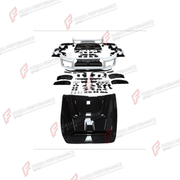 DRY CARBON BODY KIT for MERCEDES-BENZ G-CLASS W465 G63 G450D G500 G550 2025+ FORZA PERFORMANCE custom fit B800
Set includes:

Front Bumper Assembly
Hood Bonnet
Front Fenders
Rear Fenders
Rear Bumper Assembly
Material: Dry Carbon, Plastic

NOTE: Professional installation is required.