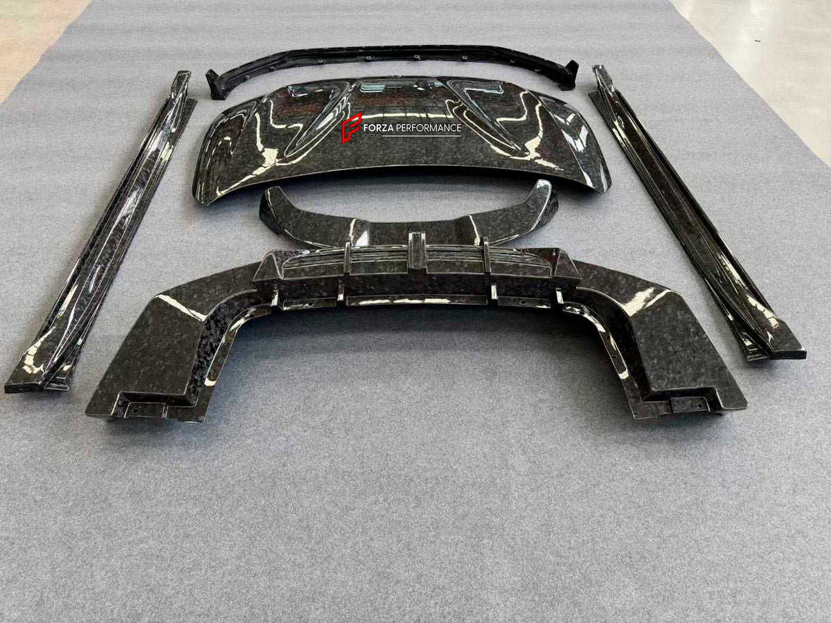 DRY CARBON BODY KIT for Nio ET5 ET5T Touring 2022+
Set includes:

Front Lip
Hood Bonnet
Side Skirts
Rear Diffuser
Material: Dry Carbon

NOTE: Professional installation is required.