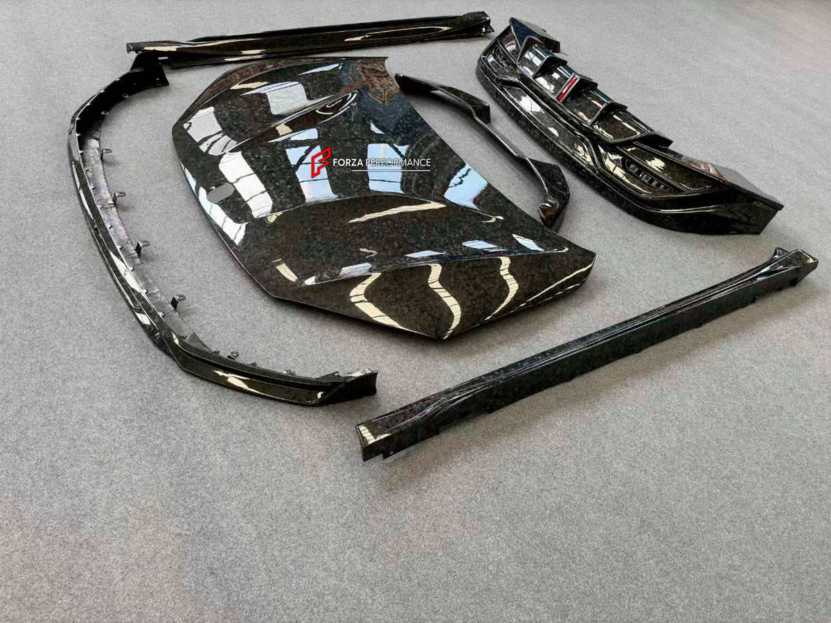 DRY CARBON BODY KIT for Nio ET5 ET5T Touring 2022+
Set includes:

Front Lip
Hood Bonnet
Side Skirts
Rear Diffuser
Material: Dry Carbon

NOTE: Professional installation is required.