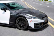 DRY CARBON BODY KIT for Nissan GT-R R35 2007 - 2016
Set includes:

Front Bumper
Front Lip
Front Canards
Hood Bonnet
Side Skirts
Rear Spoiler Wing
Trunk Lid
Rear Diffuser
Rear Bumper
Material: Dry Carbon

NOTE: Professional installation is required.