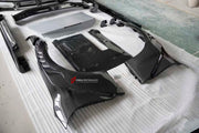 DRY CARBON BODY KIT for Nissan GT-R R35 2007 - 2016
Set includes:

Front Bumper
Front Lip
Front Canards
Hood Bonnet
Side Skirts
Rear Spoiler Wing
Trunk Lid
Rear Diffuser
Rear Bumper
Material: Dry Carbon

NOTE: Professional installation is required.