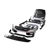 DRY CARBON BODY KIT for Nissan GT-R R35 2007 - 2016
Set includes:

Front Bumper
Front Lip
Front Canards
Hood Bonnet
Side Skirts
Rear Spoiler Wing
Trunk Lid
Rear Diffuser
Rear Bumper
Material: Dry Carbon

NOTE: Professional installation is required.