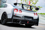 DRY CARBON BODY KIT for Nissan GT-R R35 2007 - 2016
Set includes:

Front Bumper
Front Lip
Front Canards
Hood Bonnet
Side Skirts
Rear Spoiler Wing
Trunk Lid
Rear Diffuser
Rear Bumper
Material: Dry Carbon

NOTE: Professional installation is required.