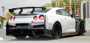 DRY CARBON BODY KIT for Nissan GT-R R35 2007 - 2016
Set includes:

Front Bumper
Front Lip
Front Canards
Hood Bonnet
Side Skirts
Rear Spoiler Wing
Trunk Lid
Rear Diffuser
Rear Bumper
Material: Dry Carbon

NOTE: Professional installation is required.