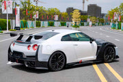 DRY CARBON BODY KIT for Nissan GT-R R35 2007 - 2016
Set includes:

Front Bumper
Front Lip
Front Canards
Hood Bonnet
Side Skirts
Rear Spoiler Wing
Trunk Lid
Rear Diffuser
Rear Bumper
Material: Dry Carbon

NOTE: Professional installation is required.