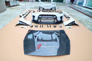 DRY CARBON BODY KIT for NISSAN GT-R R35 FACELIFT 2016 - 2023

Set includes:

Front Bumper Assembly
Front Fog Lights
Canards
Hood Bonnet
Fender Flares
Side Skirts
Spoiler
Rear Bumper Assembly

Material: Carbon

Note: Professional installation is required.

