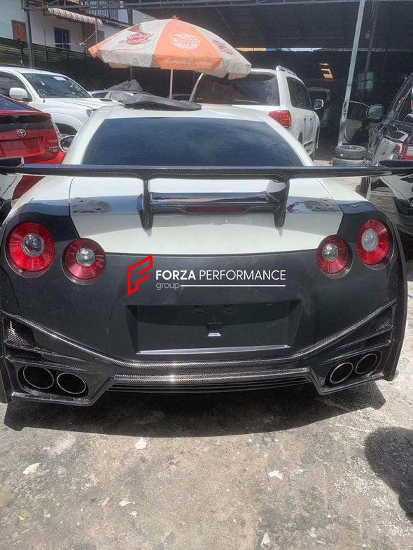 DRY CARBON BODY KIT for NISSAN GT-R R35  Set include:  Front Bumper Side Skirts Rear Spoiler Rear Bumper