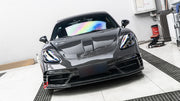 DRY CARBON BODY KIT FOR PORCHE 718 982 2016+

Set includes:

Front Lip
Front Bumper
Hood / Bonnet
Front Fenders
Side Skirts
Rear Diffuser
Exhaust tips

Material: Dry carbon + Fiberglass + Stainless steel

NOTE: Professional installation is required.