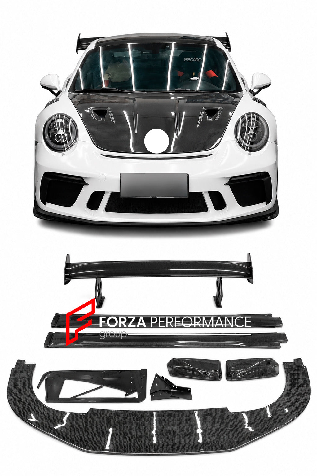 DRY CARBON BODY KIT for PORSCHE 911 991 GT3 GT3RS 2013 - 2019 Forza Performance custom fit buy Track style design