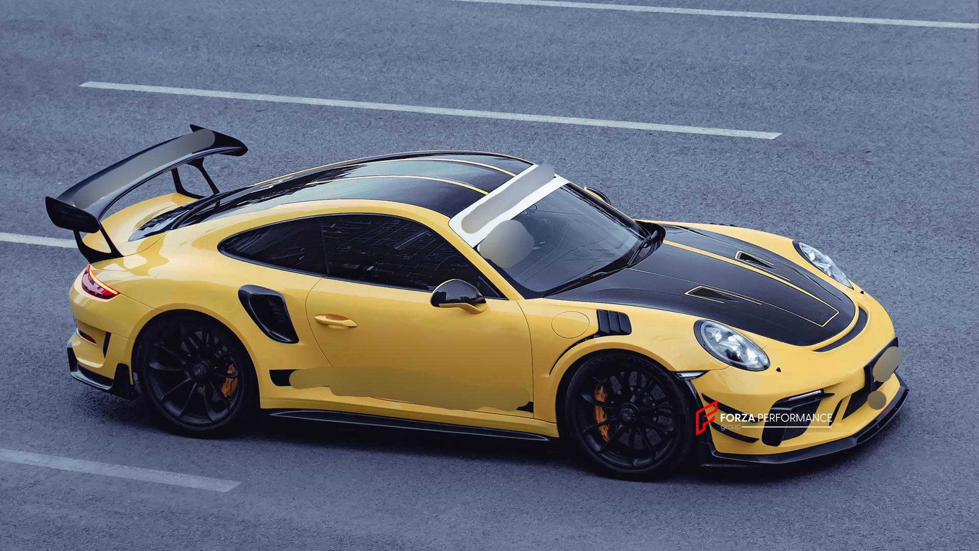 DRY CARBON BODY KIT for PORSCHE 911 991.2 GT3 RS 2018 - 2020 Forza Performance custom fit CMST design style 