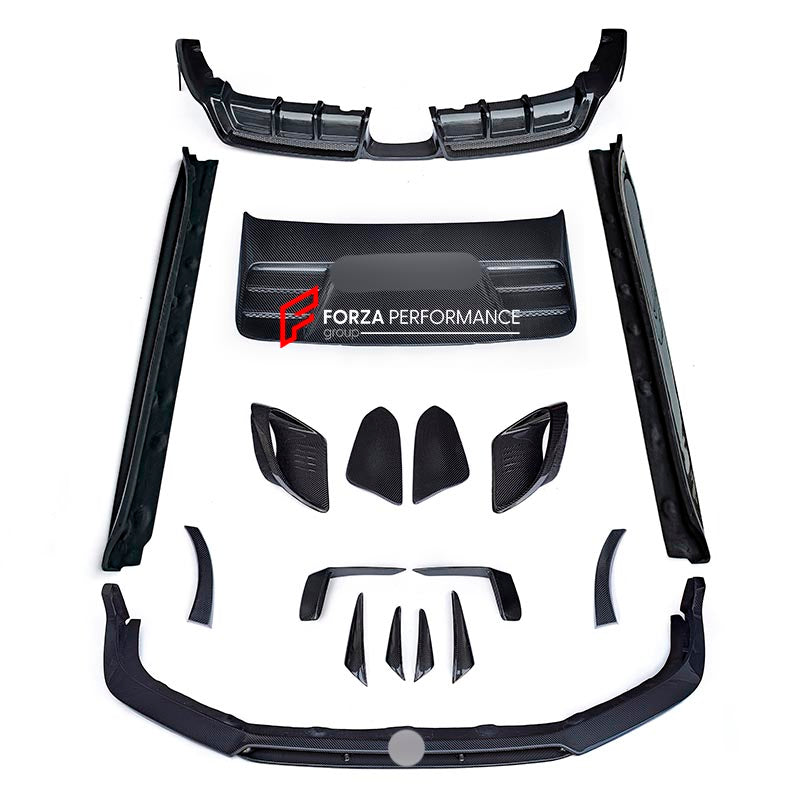DRY CARBON BODY KIT for PORSCHE 911 991.2 GT3 RS 2018 - 2020 Forza Performance custom fit CMST design style 