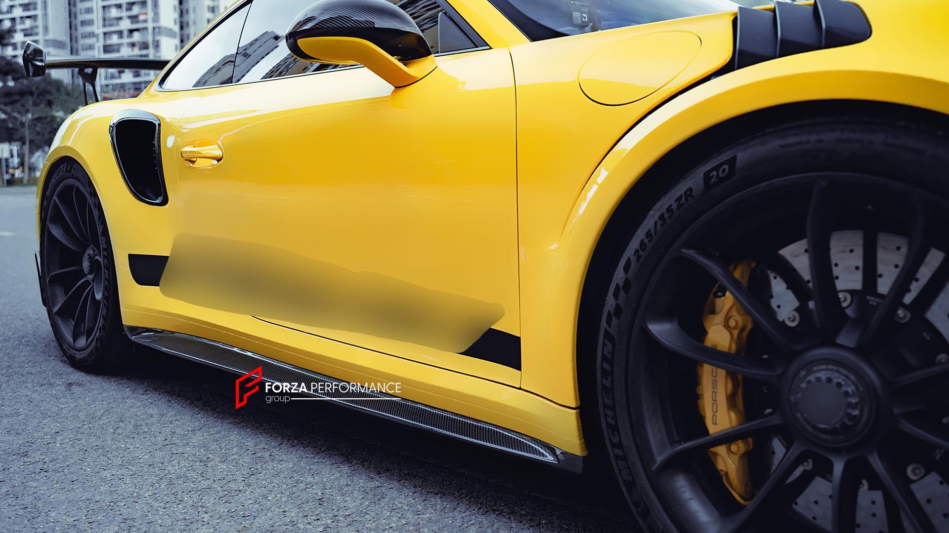 DRY CARBON BODY KIT for PORSCHE 911 991.2 GT3 RS 2018 - 2020 Forza Performance custom fit CMST design style 