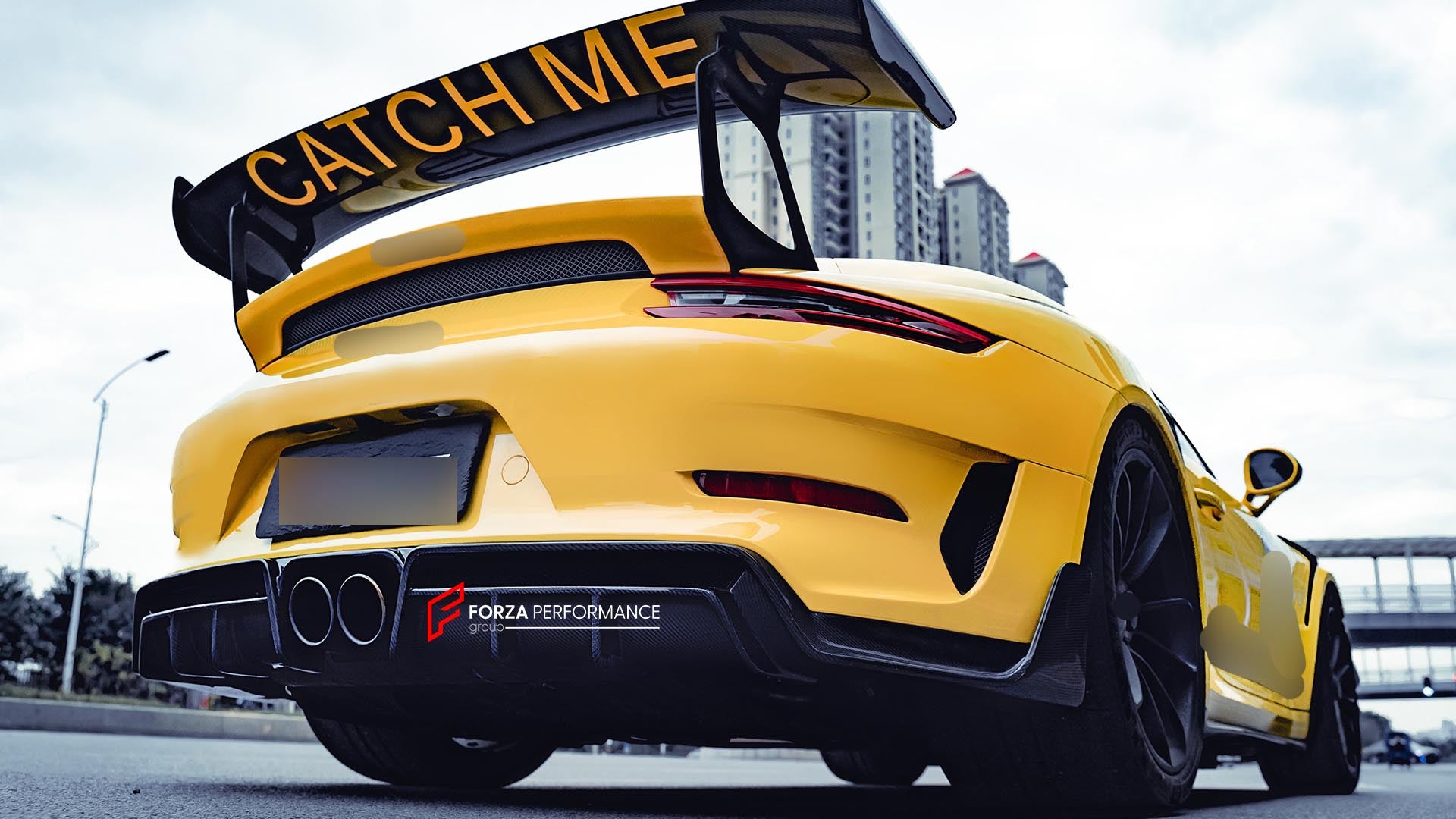 DRY CARBON BODY KIT for PORSCHE 911 991.2 GT3 RS 2018 - 2020 Forza Performance custom fit CMST design style 