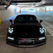DRY CARBON BODY KIT for PORSCHE 911 992.1 TURBO S 2020 - 2025 Forza Performance Custom fit 9D Design Style
Set includes:

Front Lip
Side Skirts
Side Vent Trims
Rear Lip
Exhaust Tips
Material: Dry Carbon

NOTE: Professional installation is required.