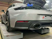 DRY CARBON BODY KIT for PORSCHE 911 992.2 2024+ FORZA PERFORMANCE custom fit OEM Style

Set includes:
Front Lip
Front Bumper Canards
Front Bumper Air Intake
Front Bumper Air Vent Covers
Rear Diffuser

Material: Dry Carbon

NOTE: Professional installation is required.