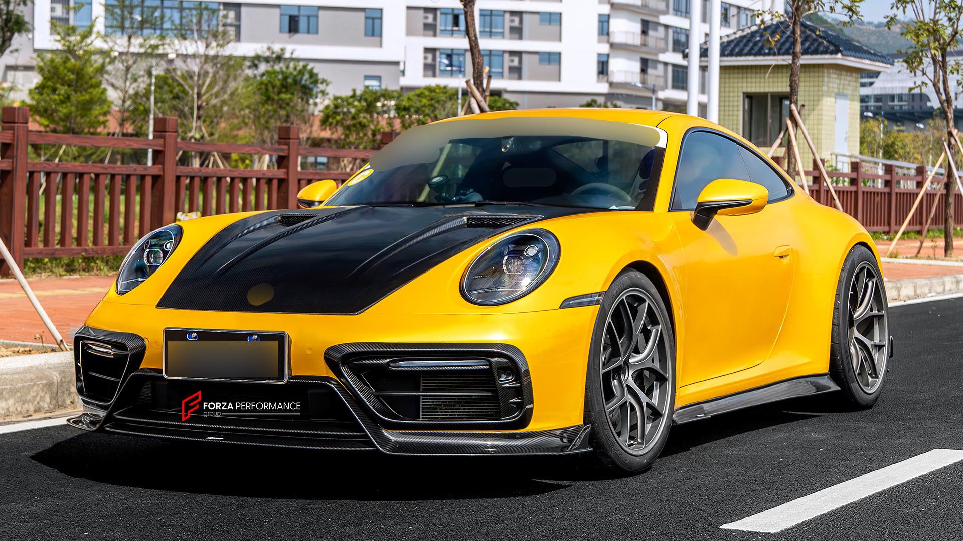 DRY CARBON BODY KIT for PORSCHE 911 992 CARRERA S 2019+ Forza Performance custom fit CMST design style 