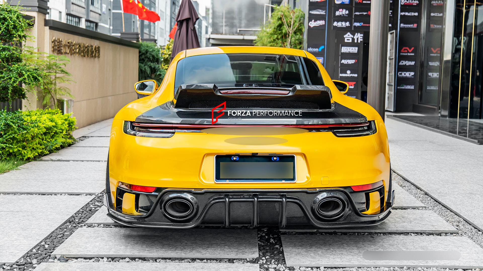 DRY CARBON BODY KIT for PORSCHE 911 992 CARRERA S 2019+ Forza Performance custom fit CMST design style 