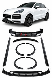 DRY CARBON WIDEBODY KIT for PORSCHE CAYENNE COUPE 2018 - 2023 Forza Performance custom fit CMST design style 