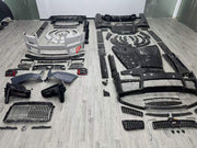 DRY CARBON BODY KIT for ROLLS-ROYCE CULLINAN 2018+ FORZA PERFORMANCE custom fit Mansory Style, 1016 Industries Style

Set includes:
Front Lip
Front Bumper
Front Grille
Headlights
Hood Bonnet
Side Fender Vents
Fender Flares
Body Side Door Moldings
Side Skirts
Roof Spoiler
Ducktail Spoiler
Rear Bumper
Rear Diffuser
Exhaust Tips

Material: Dry Carbon

NOTE: Professional installation is required.