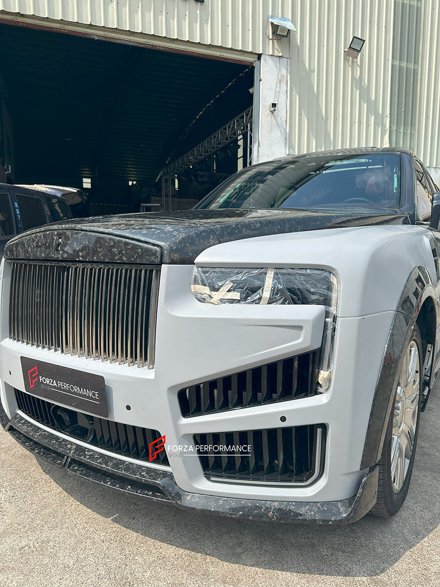 BODY KIT for ROLLS-ROYCE CULLINAN SERIES 2 2024+




Set includes:

Front Lip
Front Bumper
Front Bumper Meshes

Front Grille Frame
Hood / Bonnet
Front Fenders
Fenders Flares
Door Covers
Side Skirts
Roof Spoiler
D-Pillar Panel
Rear Trunk Spoiler
Rear Panel
Rear Bumper
Rear Diffuser
Exhaust Tips
Material: Dry Carbon
