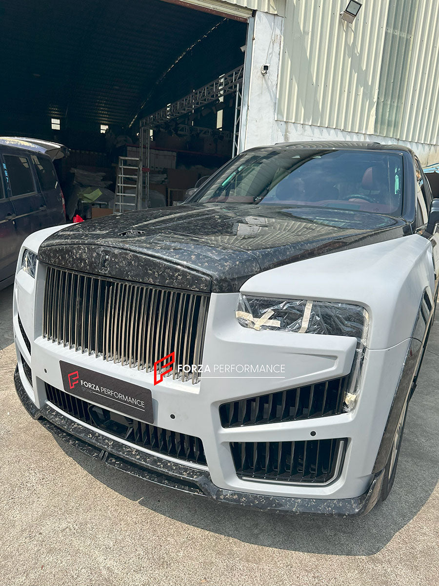 BODY KIT for ROLLS-ROYCE CULLINAN SERIES 2 2024+




Set includes:

Front Lip
Front Bumper
Front Bumper Meshes

Front Grille Frame
Hood / Bonnet
Front Fenders
Fenders Flares
Door Covers
Side Skirts
Roof Spoiler
D-Pillar Panel
Rear Trunk Spoiler
Rear Panel
Rear Bumper
Rear Diffuser
Exhaust Tips
Material: Dry Carbon
