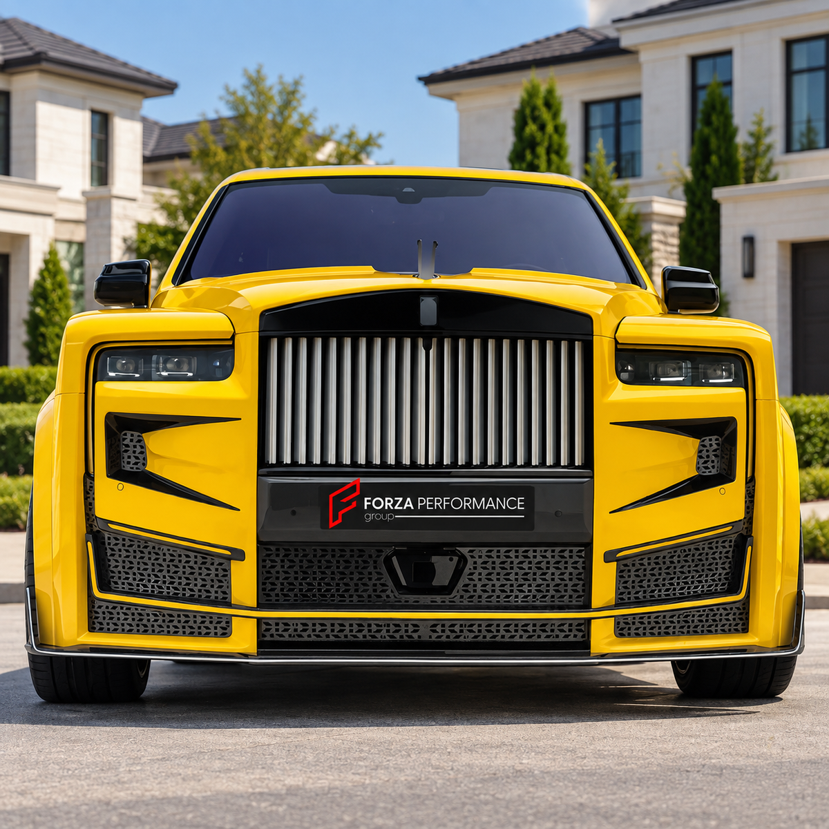 DRY CARBON BODY KIT for ROLLS-ROYCE CULLINAN SERIES II 2024+ FORZA PERFORMANCE custom fit Keyvany Style

Set includes:
Front Lip
Front Bumper
Body Side Door Moldings
Side Skirts
Roof Spoiler
Ducktail Spoiler
Rear Diffuser

Material: Dry Carbon

NOTE: Professional installation is required.
