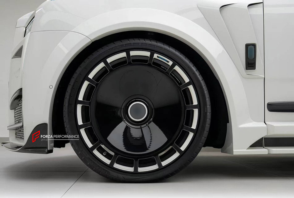 DRY CARBON BODY KIT for ROLLS-ROYCE CULLINAN SERIES II 2024+ FORZA PERFORMANCE custom fit Keyvany Style

Set includes:
Front Lip
Front Bumper
Body Side Door Moldings
Side Skirts
Roof Spoiler
Ducktail Spoiler
Rear Diffuser

Material: Dry Carbon

NOTE: Professional installation is required.