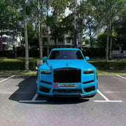 DRY CARBON BODY KIT for ROLLS-ROYCE CULLINAN SERIES II 2024+ FORZA PERFORMANCE custom fit 1016 Industries Style

Set includes:
Front Lip
Front Bumper Assembly
Front Bumper Air Vent Covers
Front Grille
Fender Flares
Side Skirts
Ducktail Spoiler
Rear Diffuser

Material: Dry Carbon

NOTE: Professional installation is required.