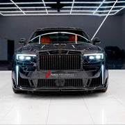 DRY CARBON BODY KIT for ROLLS-ROYCE GHOST II RR21 2020 - 2025

Set includes:
Front Lip
Front Bumper Assembly
Hood Bonnet
Front Fenders
Side Skirts
Ducktail Spoiler
Rear Diffuser
Exhaust Tips

Material: Dry Carbon

NOTE: Professional installation is required.