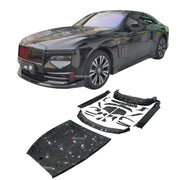 DRY CARBON BODY KIT for ROLLS-ROYCE SPECTRE 2023+ FORZA PERFORMANCE custom fit Mansory Style

Set includes:
Front Lip
Front Bumper Canards
Hood Bonnet
Side Skirts
Rear Diffuser

Material: Dry Carbon, Carbon

NOTE: Professional installation is required.