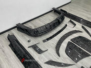 DRY CARBON BODY KIT for ROLLS-ROYCE SPECTRE 2023+ FORZA PERFORMANCE custom fit M Style

Set includes:
Front Lip
Front Bumper Canards
Hood Bonnet
Side Skirts
Rear Diffuser

Material: Dry Carbon, Carbon

NOTE: Professional installation is required.