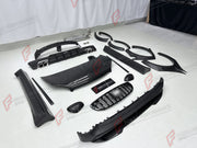 DRY CARBON BODY KIT for SMART FORTWO III W453 2014 - 2022  Set includes:  Front Hood/Bonnet Front Lip Mirror Covers Side Skirts Door Knobs Door Add-ons Rear Spoiler Rear Diffuser