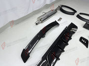DRY CARBON BODY KIT for SMART FORTWO III W453 2014 - 2022  Set includes:  Front Hood/Bonnet Front Lip Mirror Covers Side Skirts Door Knobs Door Add-ons Rear Spoiler Rear Diffuser